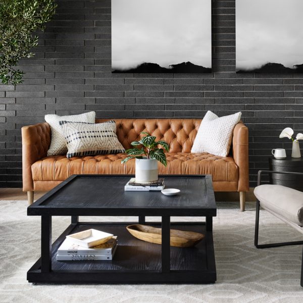 Williams Sofa In Camel Color Leather Katzberry Home Decor Williams Leather Sofa In Camel Color