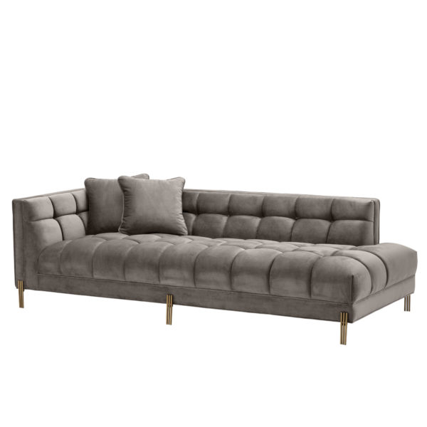 Chandler Lounge Sofa in soft Siena Grey